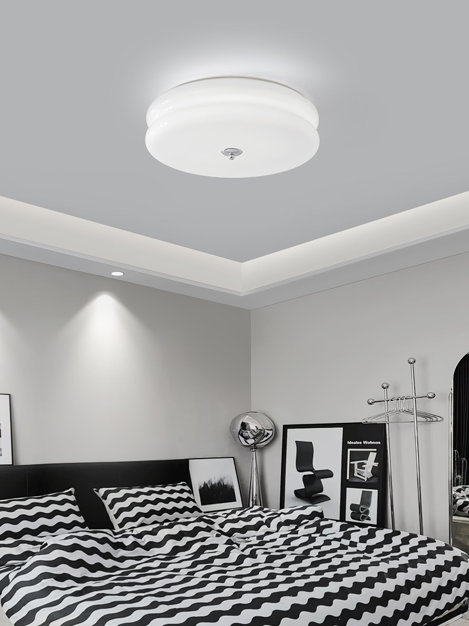 Lampada da soffitto LED a plafone moderna vintage