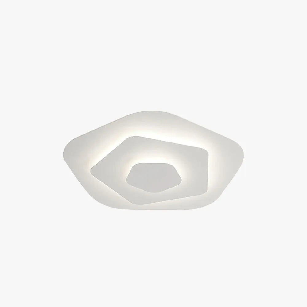 Lampada da soffitto moderna in acrilico bianco