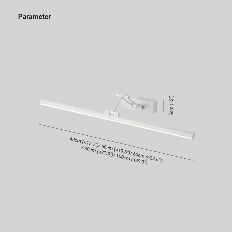 Aplique de pared moderno de metal LED