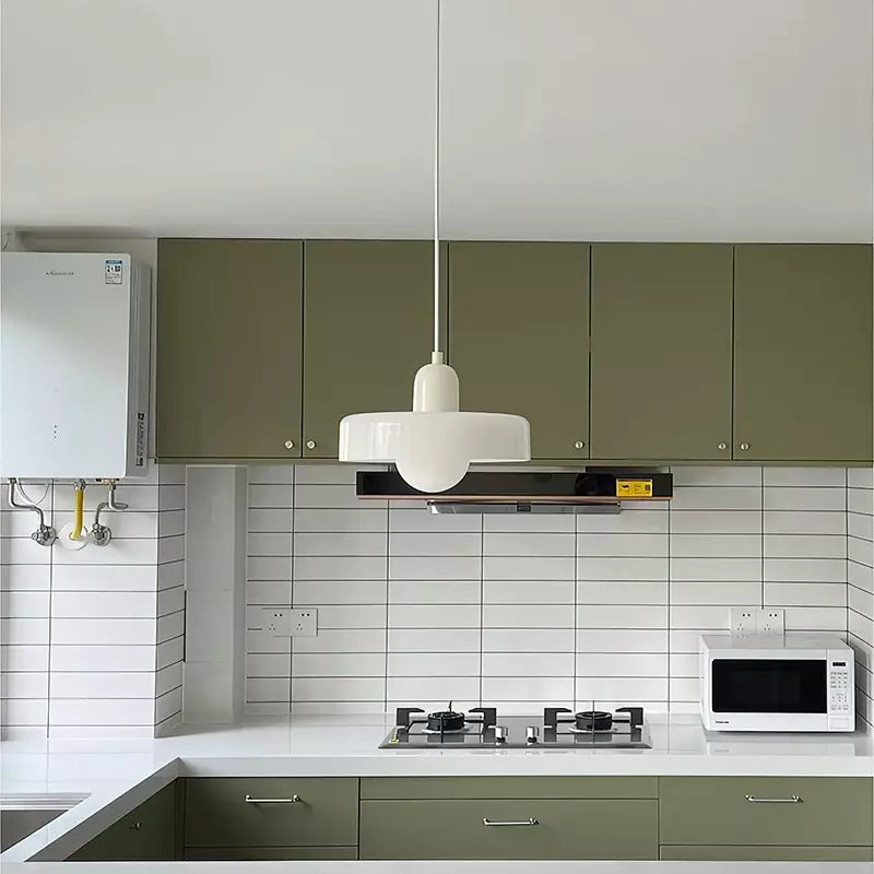 Lampada a sospensione in vetro colorato per case moderne