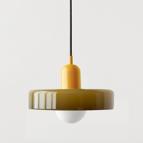 Bauhaus Inspired Colourful Glass Pendant Light
