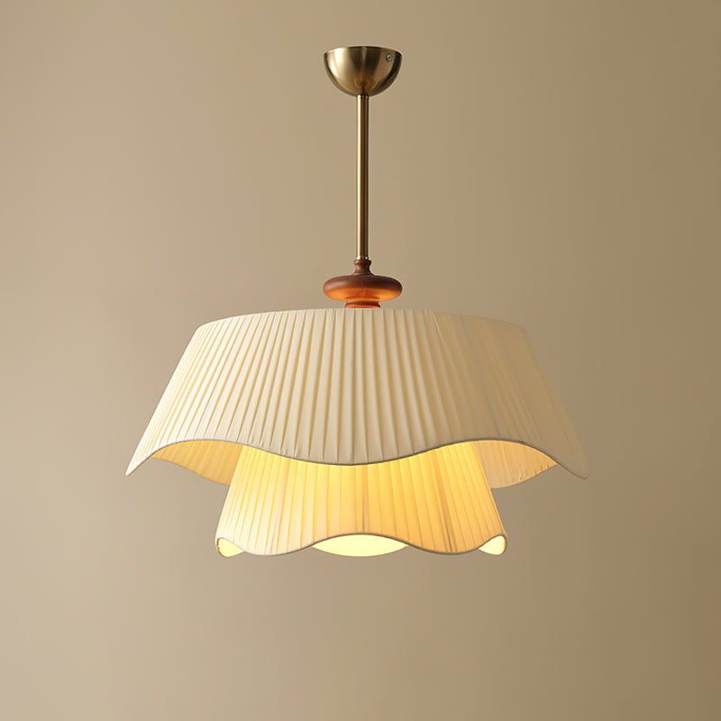 Pendant Light Vintage Fabric Ceiling Fixture