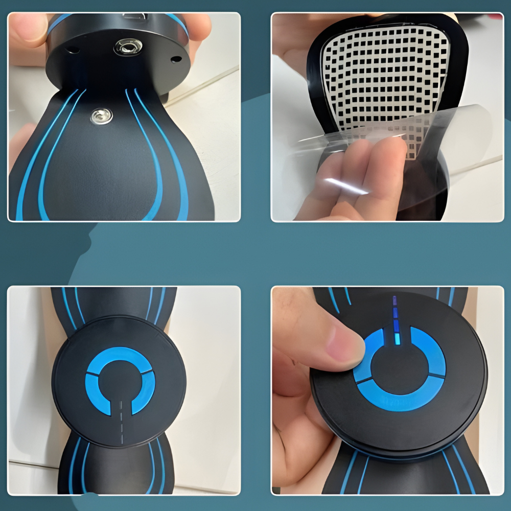 Masajeador corporal portátil dispositivo de alivio del dolor muscular de tejido profundo