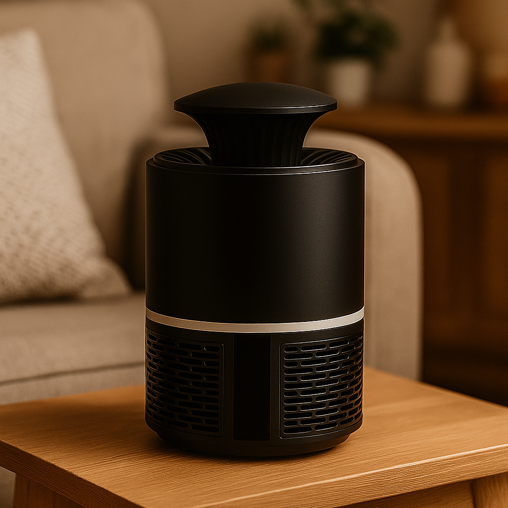 Pułapka na komary do użytku wewnętrznego z lampą owadobójczą LED