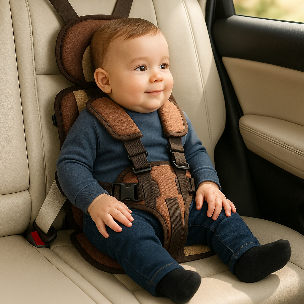 Travel Car Seat Portable Toddler Booster Safety Compact Harness Foldable