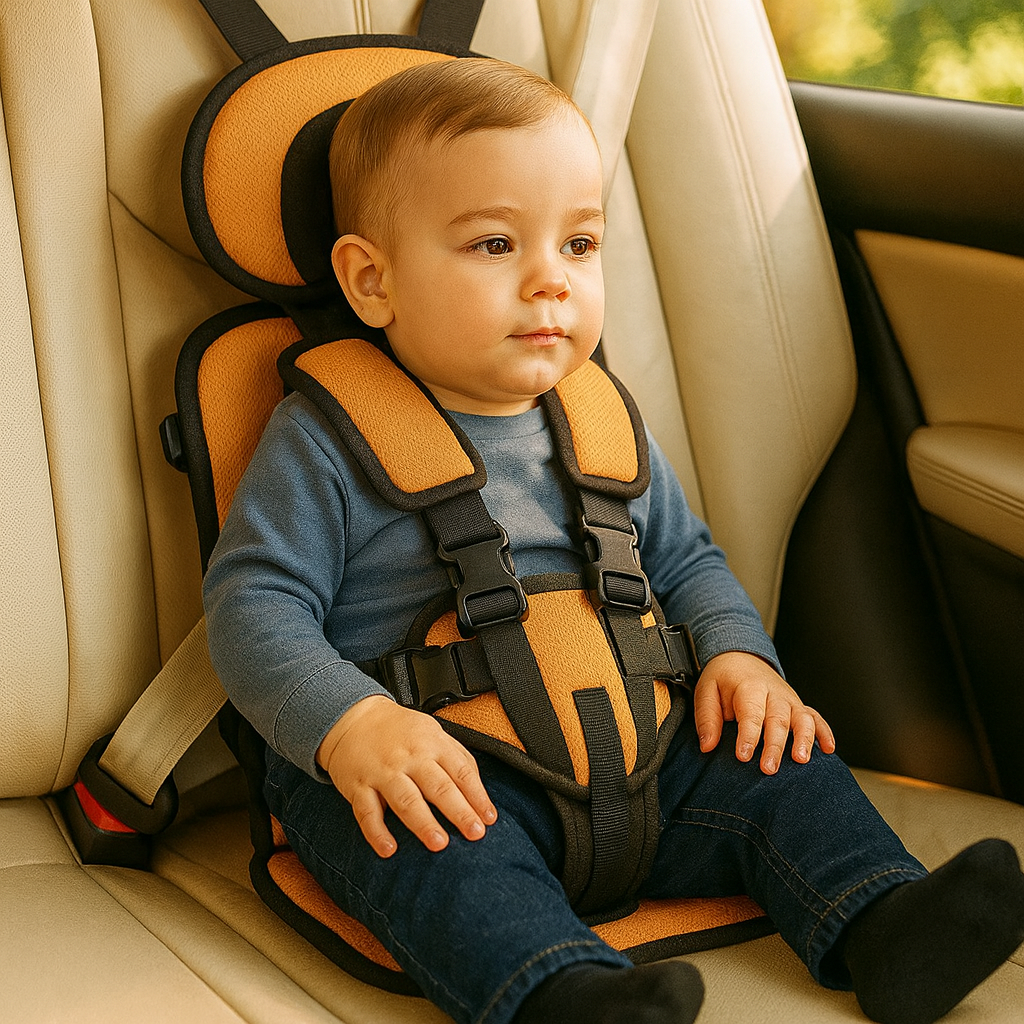 Travel Car Seat Portable Toddler Booster Safety Compact Harness Foldable
