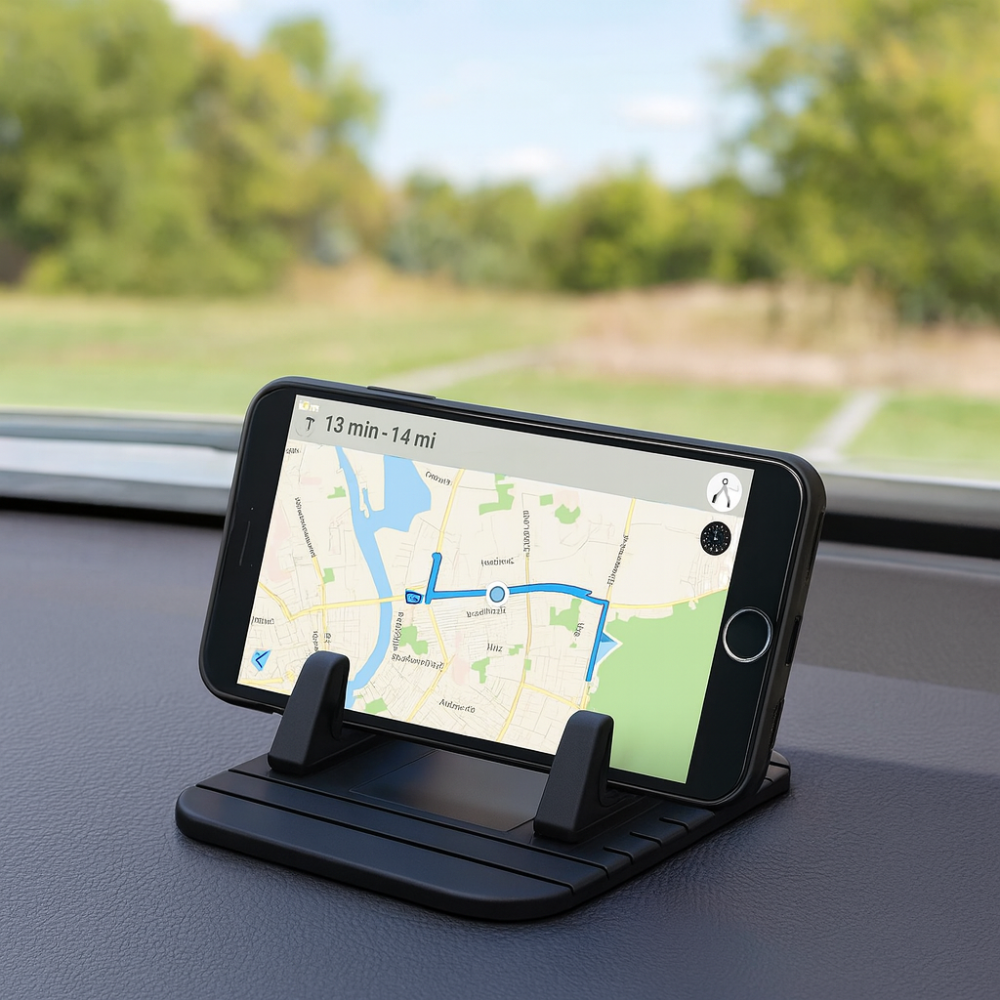 Car Phone Holder Universal Non-Slip Dashboard Silicone Suction Mount