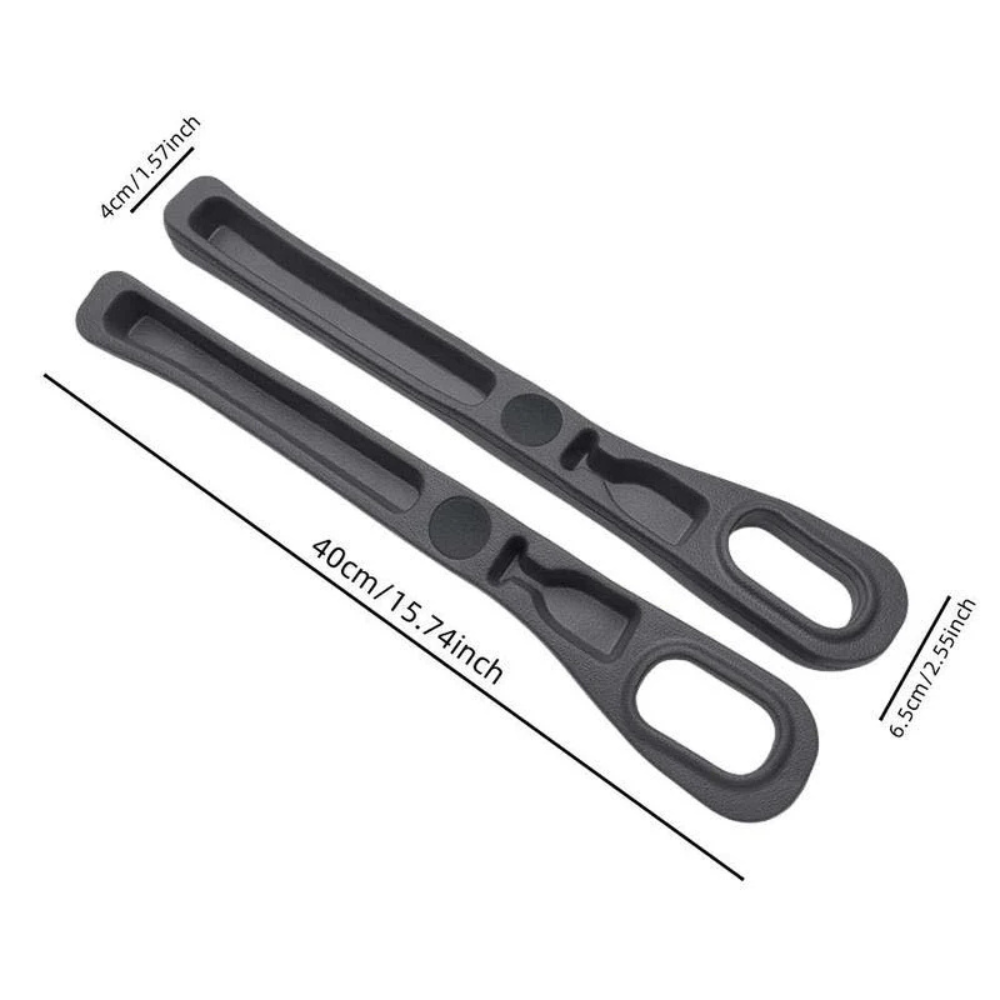 Relleno para hueco de asiento de coche de cuero sintético organizador par