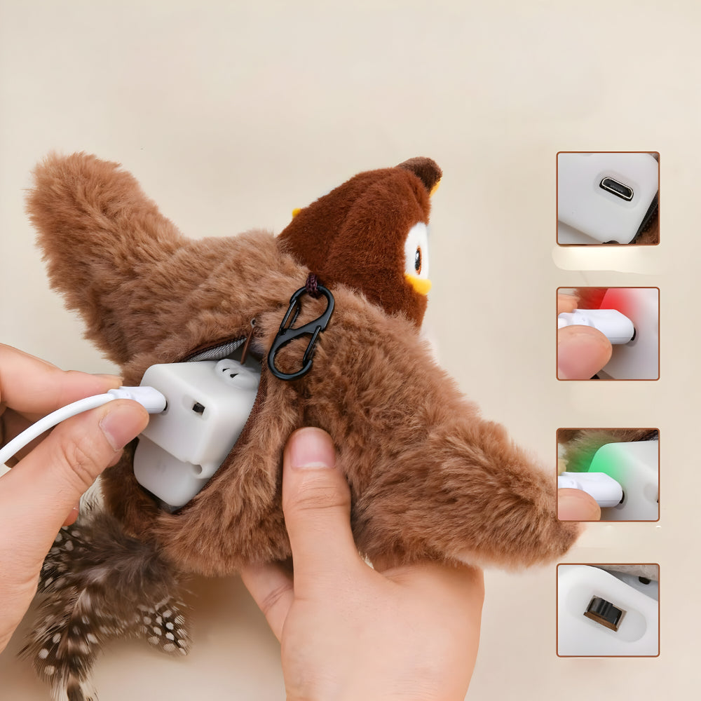 Cat Toy Plush Bird Chirping Sound