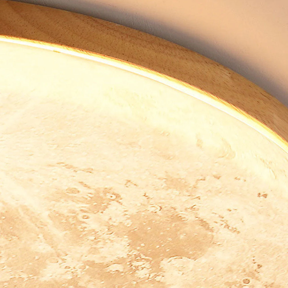 Ceiling Light 3D Moon LED Dimmable Metal Bedroom Fixture