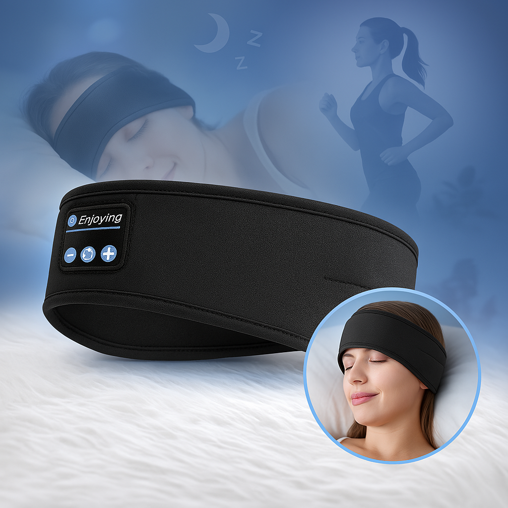 Bluetooth-Schlafkopfhörer mit weichem Stirnband