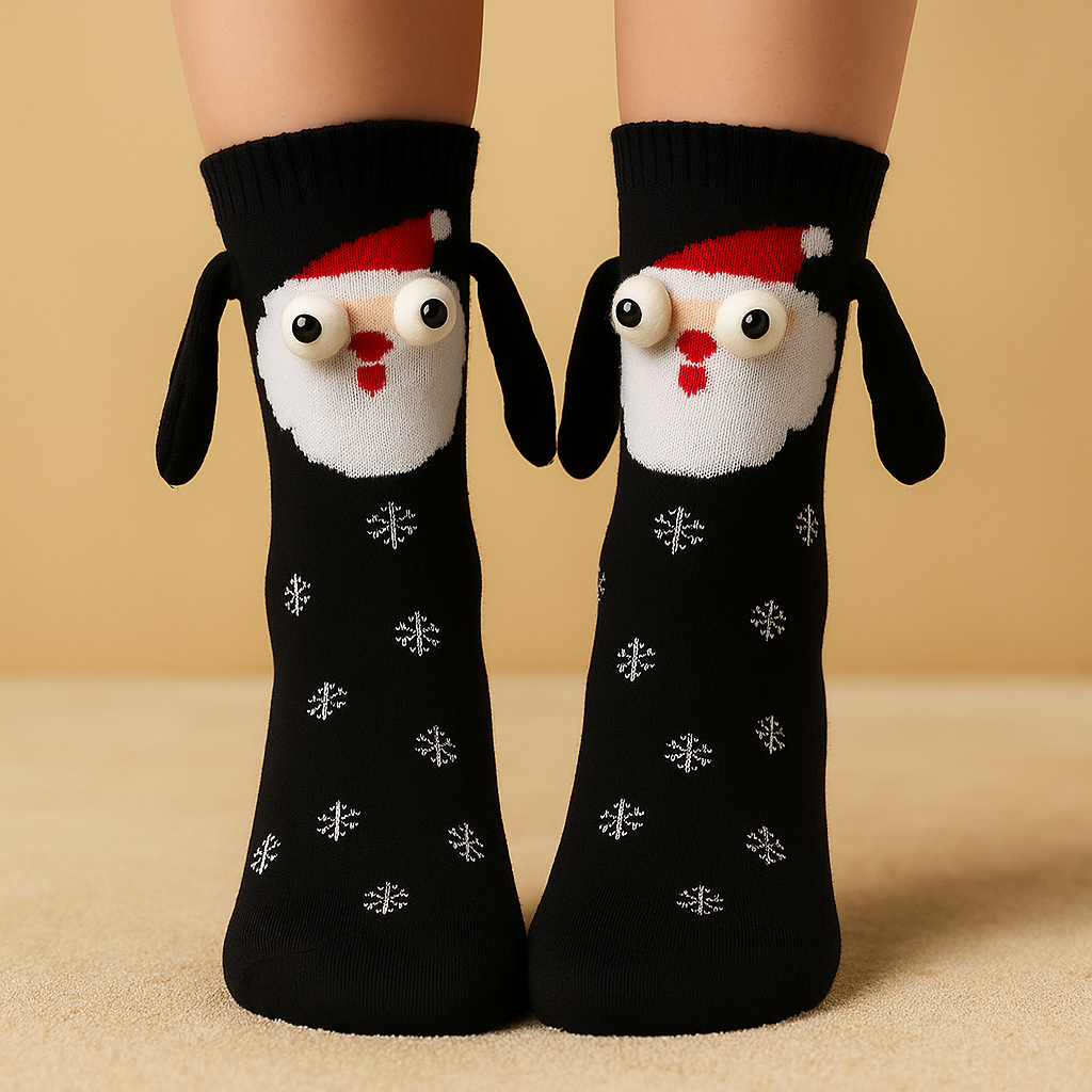 Christmas Stockings 3D Cartoon Winter Cozy Funny Novelty Gift