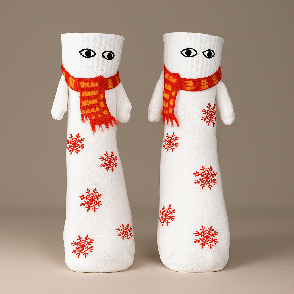 Christmas Stockings 3D Cartoon Winter Cozy Funny Novelty Gift