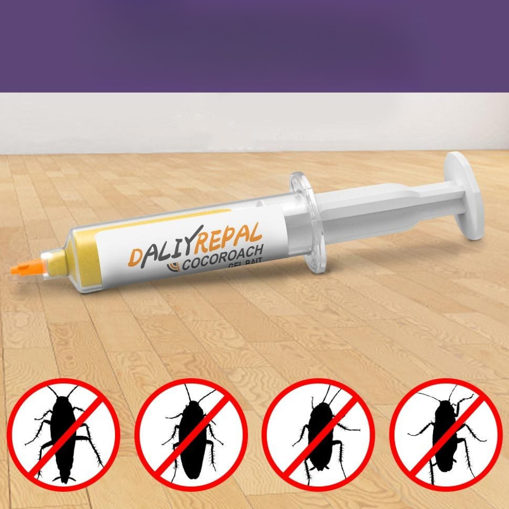 Cockroaches Gel Bait Roach Repellent Natural Safe Indoor Home Control