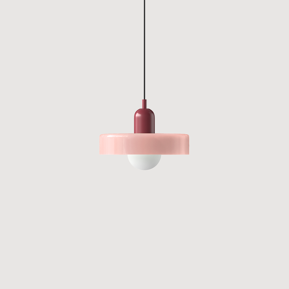Bauhaus Inspired Colourful Glass Pendant Light