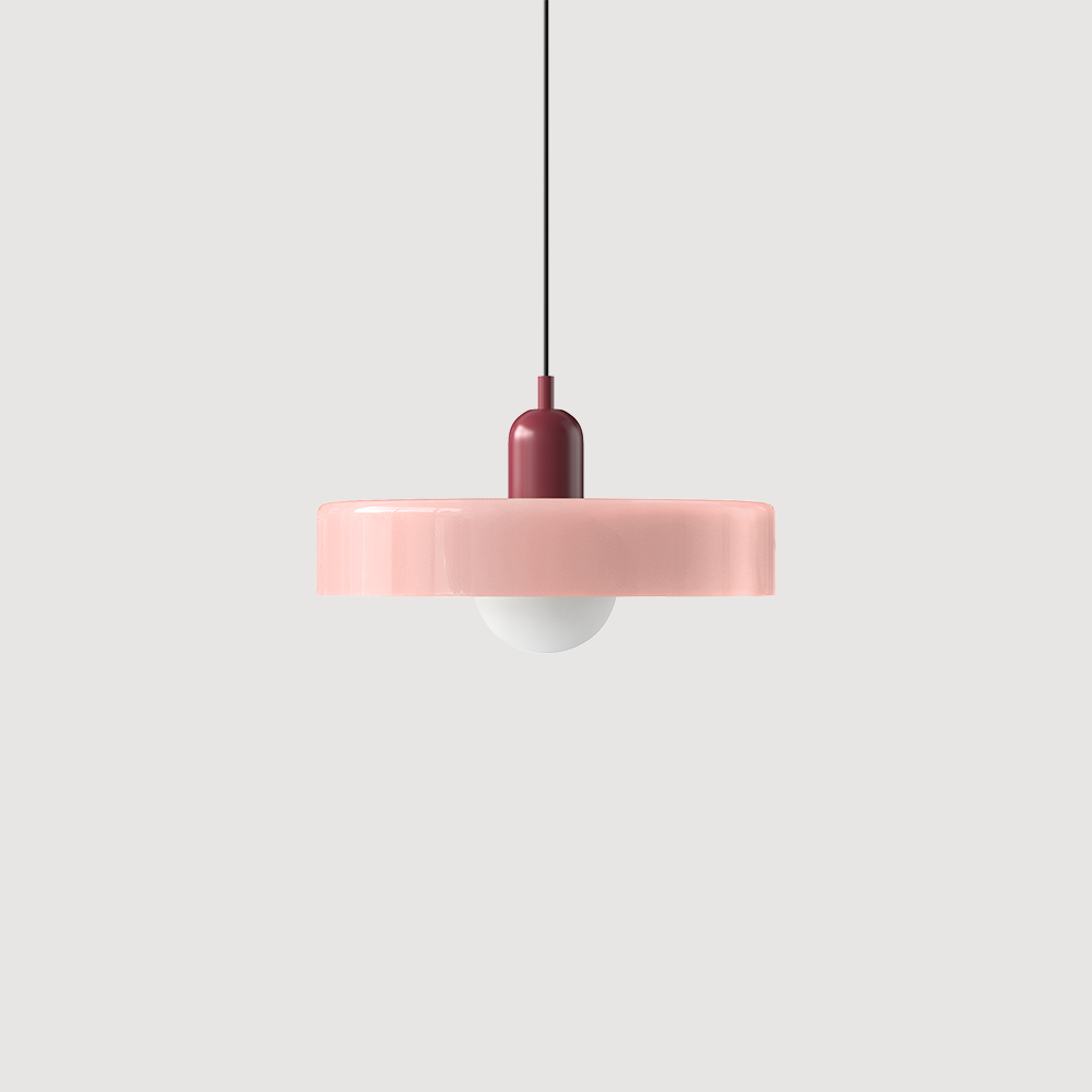 Bauhaus Inspired Colourful Glass Pendant Light