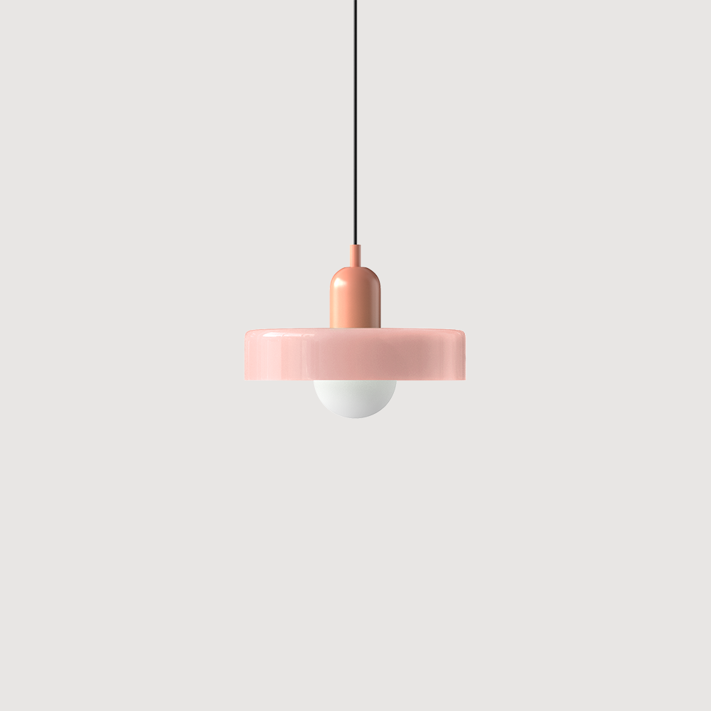 Bauhaus Inspired Colourful Glass Pendant Light