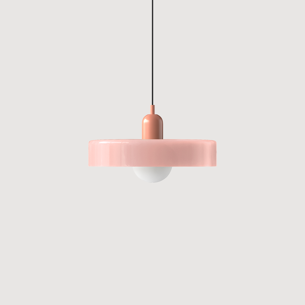 Bauhaus Inspired Colourful Glass Pendant Light