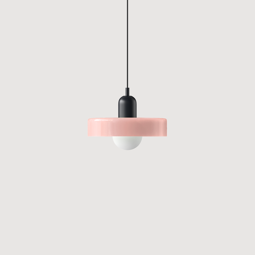 Bauhaus Inspired Colourful Glass Pendant Light