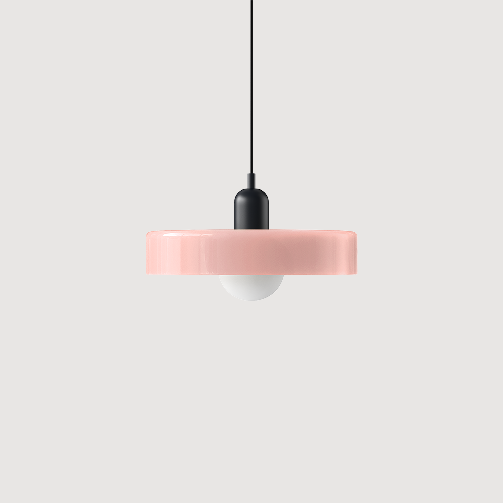 Bauhaus Inspired Colourful Glass Pendant Light