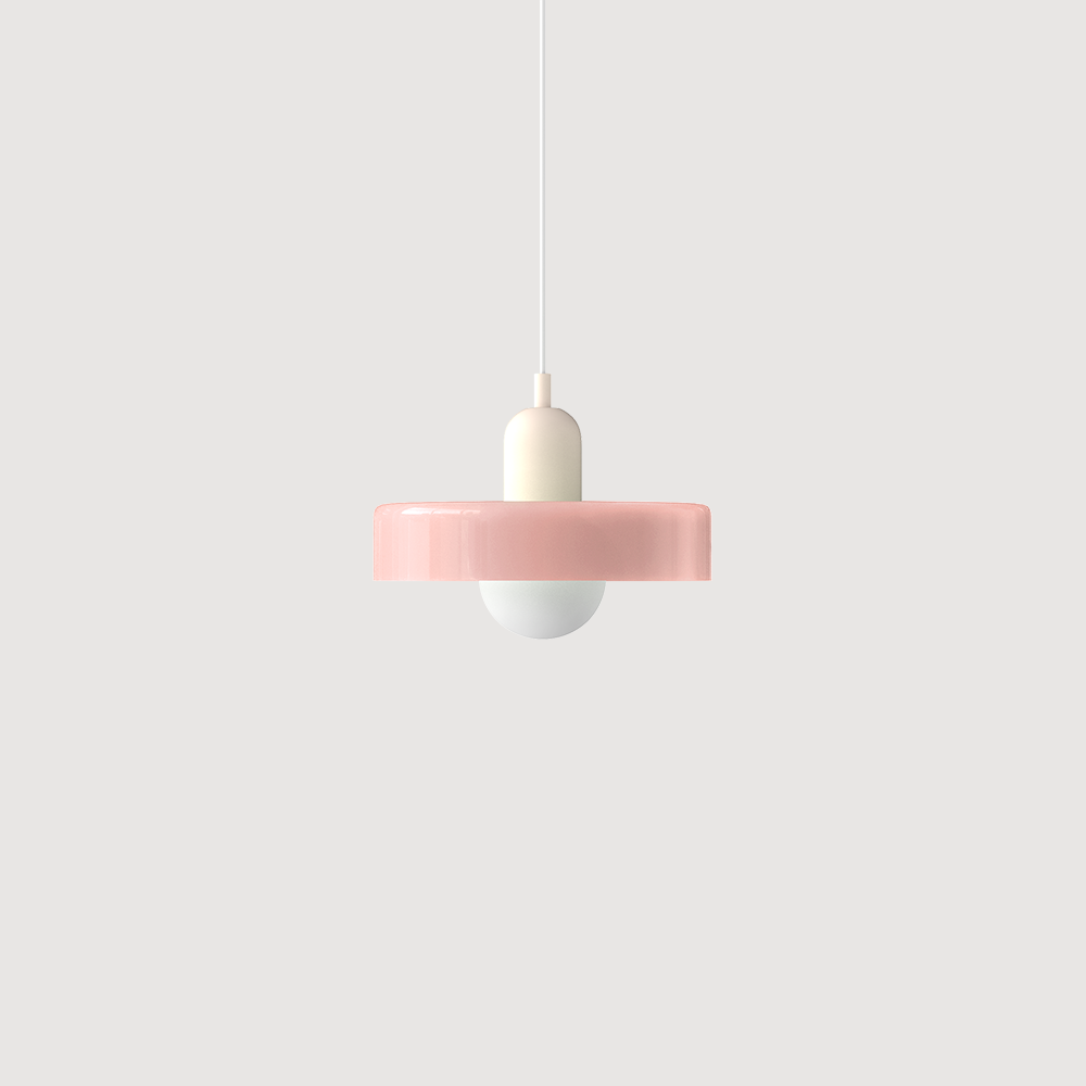 Bauhaus Inspired Colourful Glass Pendant Light