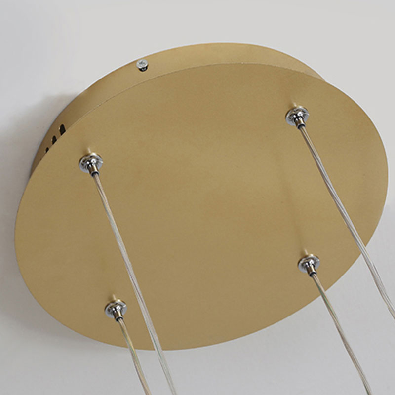 Pendant Light Ring | Modern Dimmable Ceiling Fixture Black