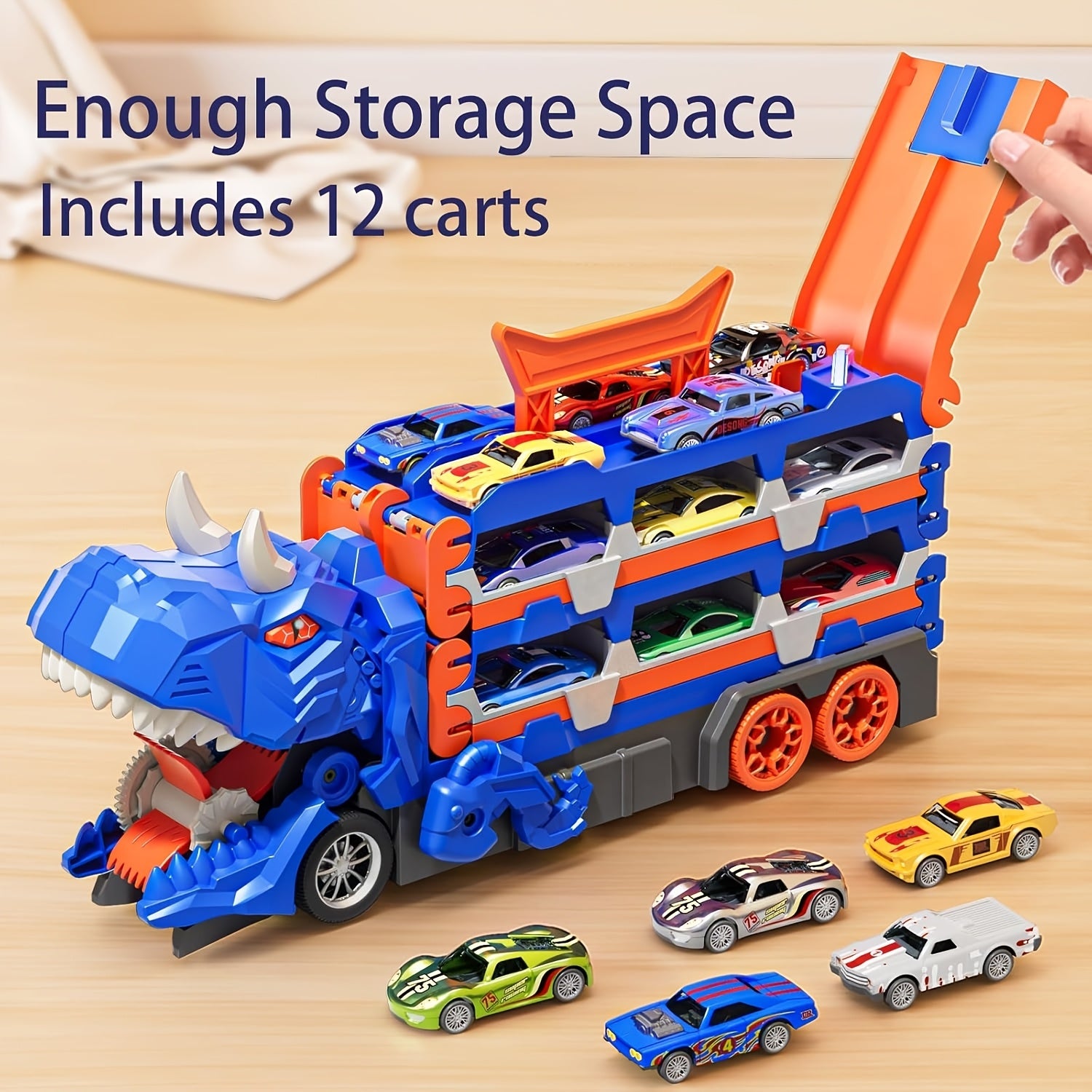 Dinosaur Car Carrier Truck Toy Cars