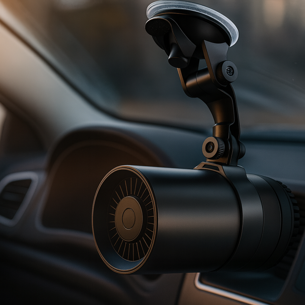 Calefactor eléctrico portátil para espacio Ventilador calefactor desempañador para coche 12V