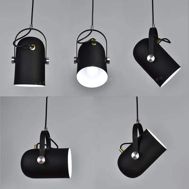 Lampada a sospensione in metallo regolabile in stile nordico