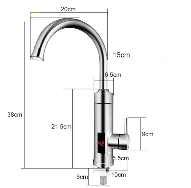 Kitchen Tap with Instant Hot Water Function