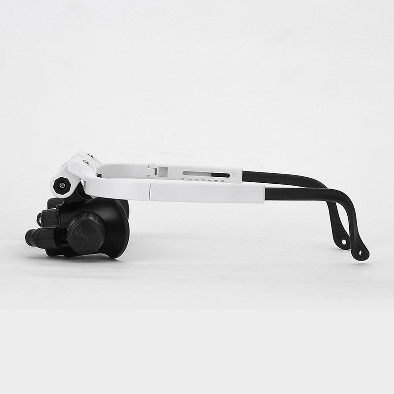 Magnifying Glass LED Headset Precision Tool