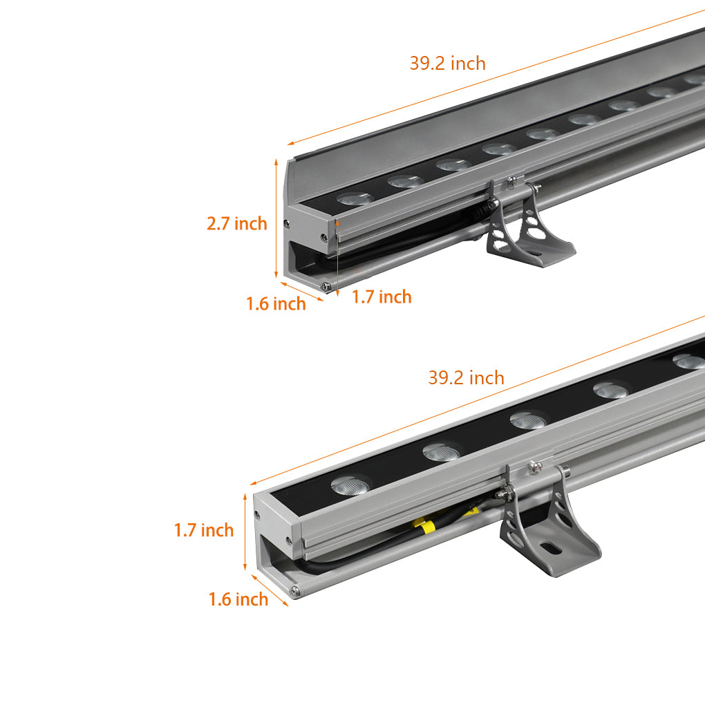 Outdoor LED Wall Light Aluminium Uplighter