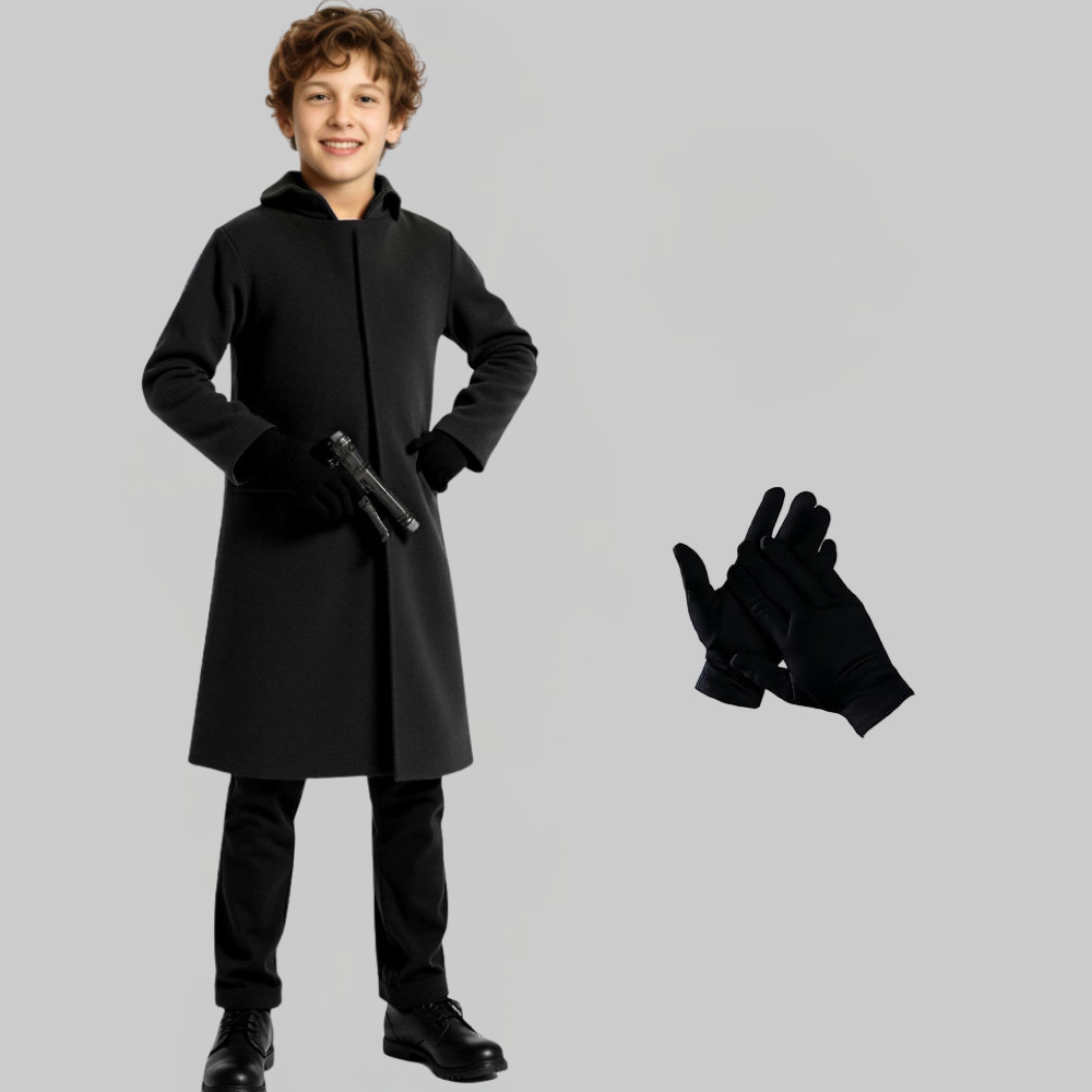 Halloween Cosplay Front Man Polyester Outfit Kids Game Guard Costume