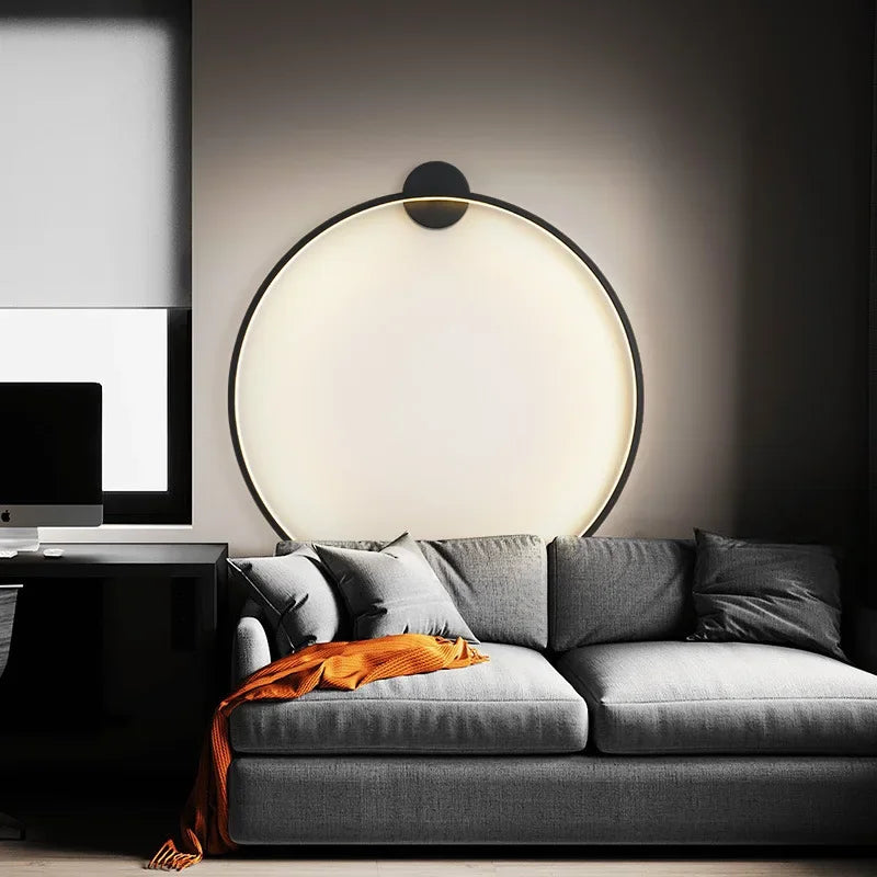 Applique da parete moderna rotonda minimalista design LED