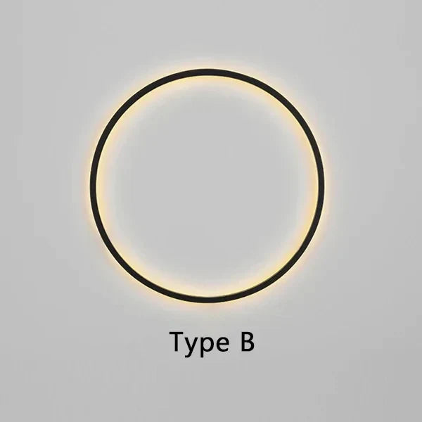 Applique da parete moderna rotonda minimalista design LED
