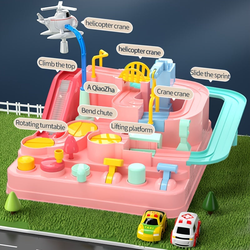Kids Car Track Adventure Playset Toy