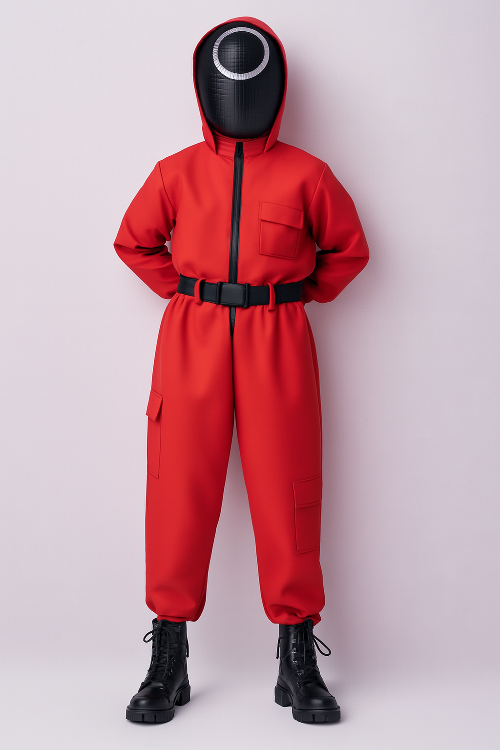 Disfraz de Halloween para Niños con Mono | Conjunto con Máscara con Capucha