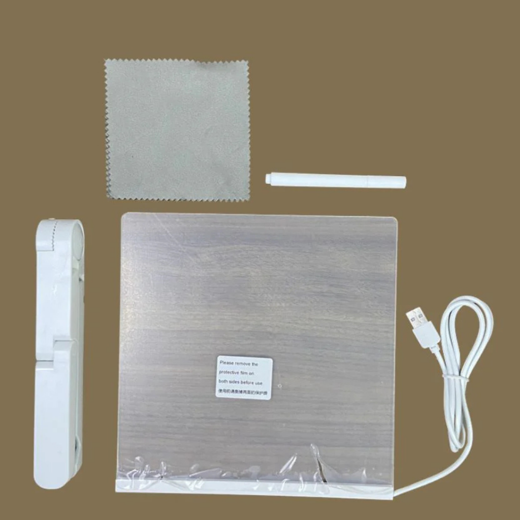 Kids LED Drawing Board Light Up Acrylic Writing Tablet