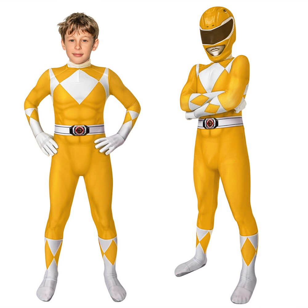 Disfraz de Halloween de Ranger Rojo para Niños | Mono de Cosplay de Superhéroe