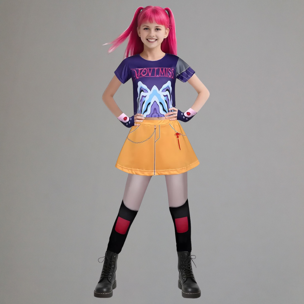 Kpop Hunter Halloween Costume Kids Stage Wear