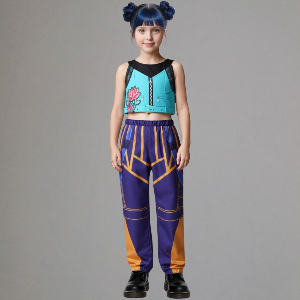 Kpop Hunter Halloween Costume Kids Stage Wear