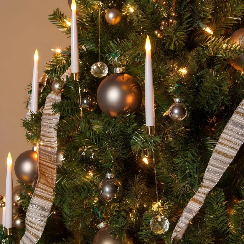 Lumières de bougie sans flamme pour arbre de Noël à LED avec télécommande