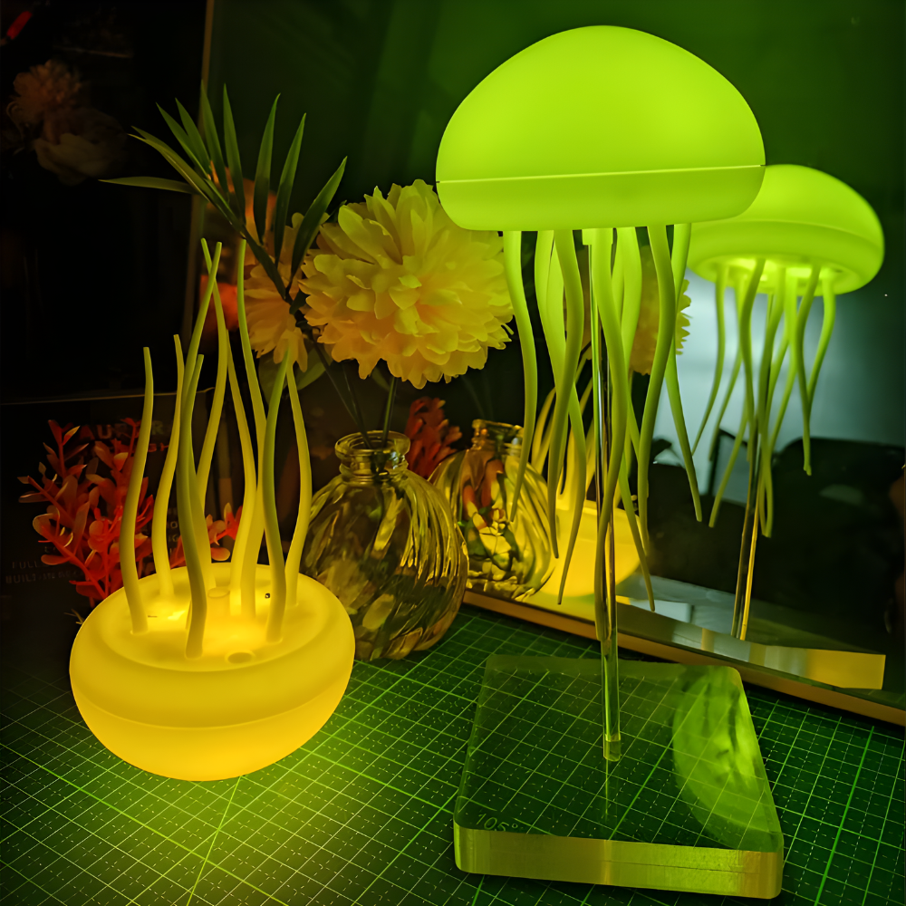 Lampada Medusa a LED Luce d'Ambiente Ricaricabile Rilassante