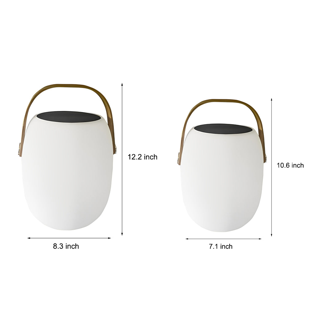 Linterna solar para exteriores con asa