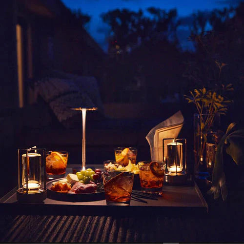 Table Lamp Gold Wireless LED for Indoor Use