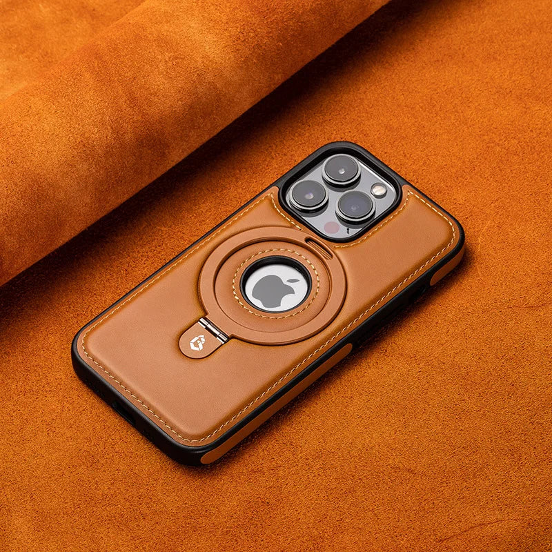 Phone Case Leather Magnetic Stand Cover
