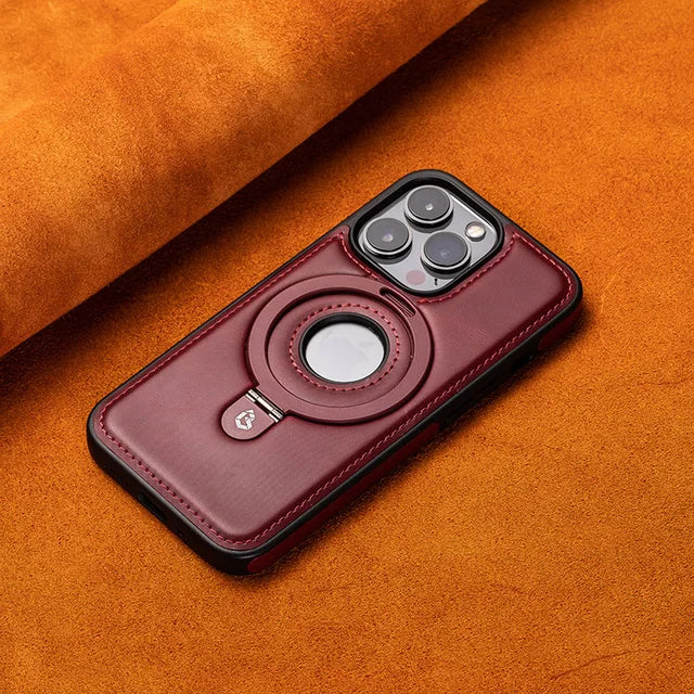Phone Case Leather Magnetic Stand Cover