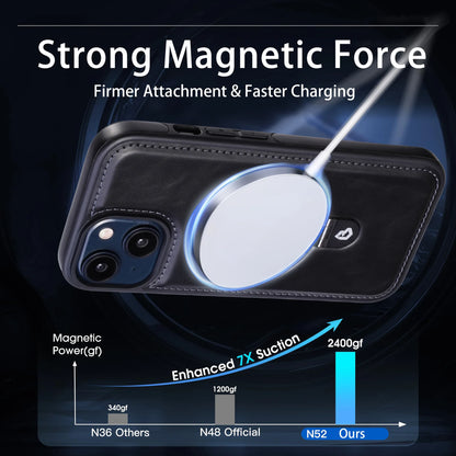 Phone Case Leather Magnetic Stand Cover