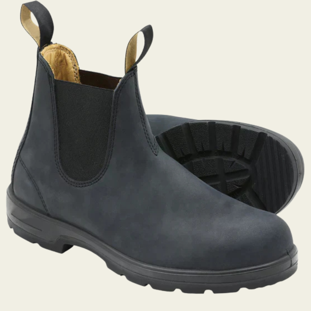 Herren Leder Chelsea Stiefel | Wasserdicht Slip-On Knöchel