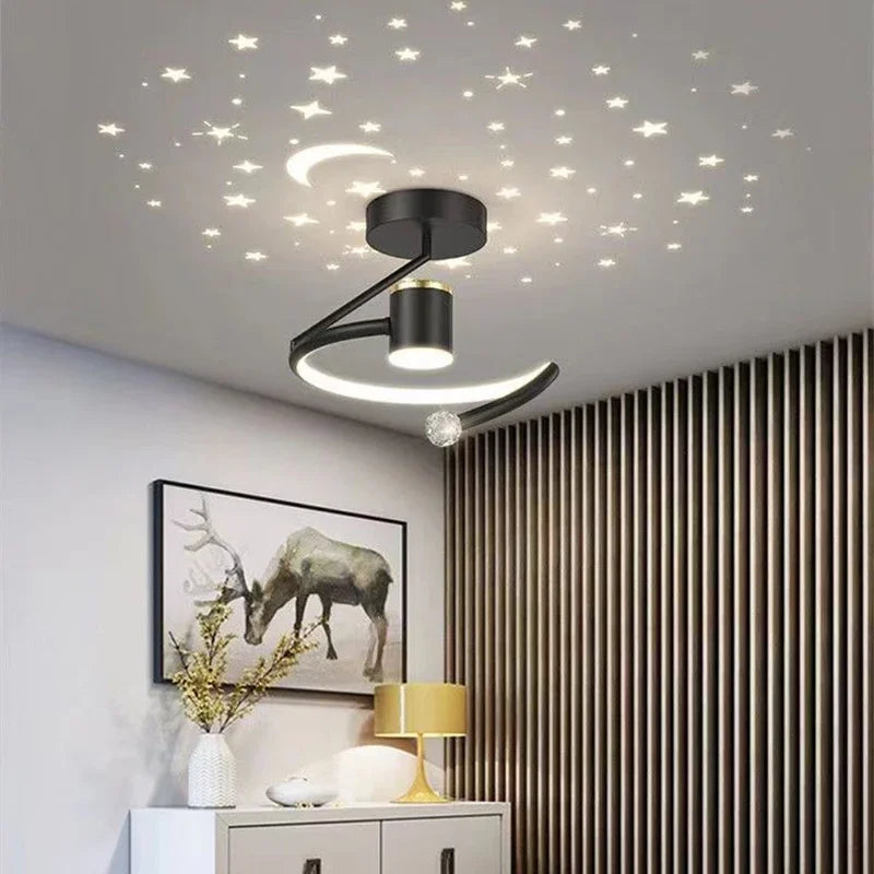 Lampade da soffitto moderne con effetto stella a LED